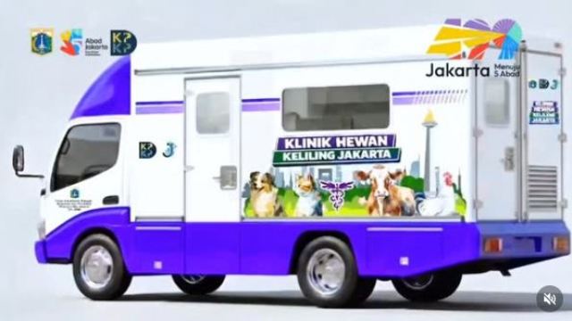 Dinas KPKP DKI Luncurkan 5 Unit Mobil Klinik Hewan, Mulai 13 Juli Keliling Jakarta