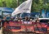 Di PHK Sepihak, Puluhan Buruh FPE Gelar Demo di PT Nadesico Nickel Industry